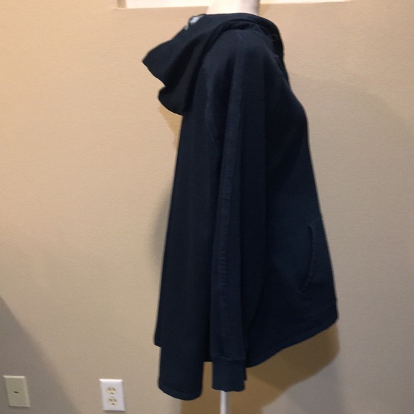 DG2 Diane GilmanDistressed Cotton Blend Hoodie w/Pockets-Missing Drawstring-2X - Picture 6 of 11